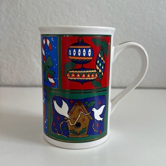 1997 Limited Edition Fine works Christmas mug ( small chip) - Picture 1 of 4